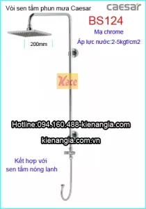 Sen phun mưa vuông nóng lạnh Caesar BS124