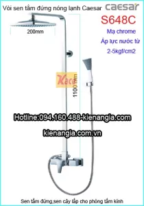 Sen cây,sen tắm đứng nóng lạnh CAESAR S648C