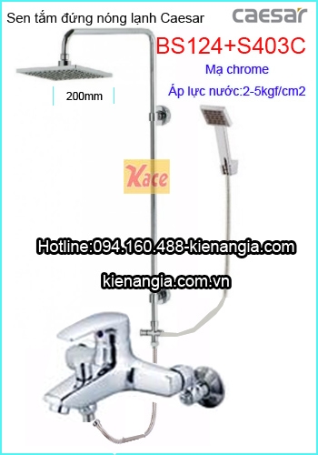 Sen tắm đứng nóng lạnh Caesar BS124-S403C