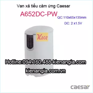 Van xả tiểu nam cảm ứng dùng pin Caesar A652DC-PW