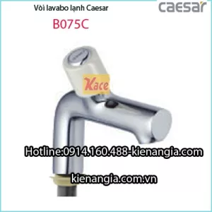 Vòi lavabo lạnh tay vặn Caesar B075C BM2026