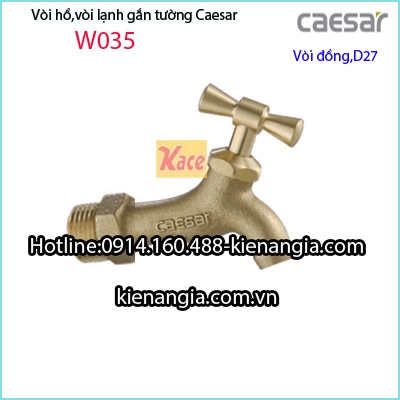 Vòi hồ đồng,vòi đơn D27 CAESAR W035