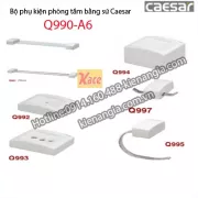 Bộ phụ kiện phòng tắm bằng sứ Caesar Q990-A6