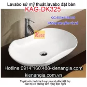 Lavabo mỹ thuật nổi đặt bàn KAG-DK325