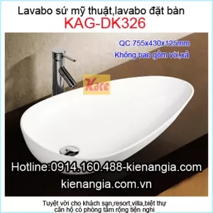 Lavabo kiểu  đặt nổi trên bàn KAG-DK326