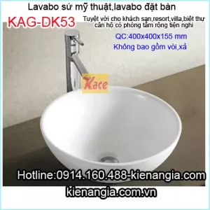 Tô sứ nghệ thuật đặt bàn KAG-DK53