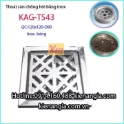 Thoát sàn chống hôi 120X120 D90 KAG-TS43