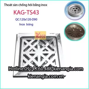 Thoát sàn chống hôi 120X120 D90 KAG-TS43