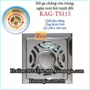 Thoát sàn chống côn trùng 100x100  D49-D60 KAG-TS115