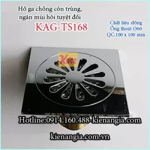 Thoát sàn chống côn trùng 100x100 D49-D60 KAG-TS168