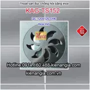 Phễu thoát sàn chống hôi đúc 120X120 D90 KAG-TS152