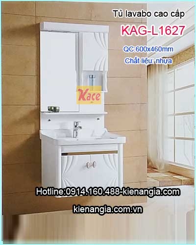 Tủ lavabo nhựa phòng tắm nhỏ KAG-L1627