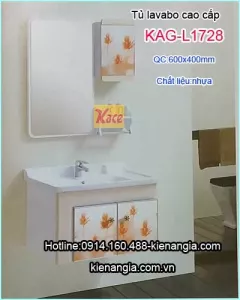 Tủ lavabo nhựa phòng tắm nhỏ KAG-L1728