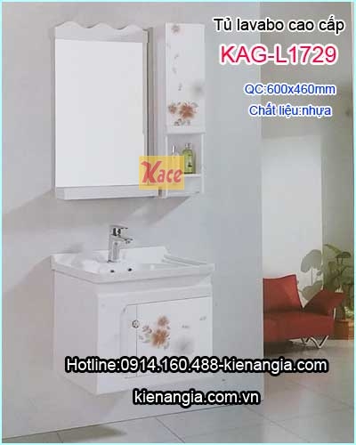 Tủ lavabo nhựa phòng tắm nhỏ KAG-L1729