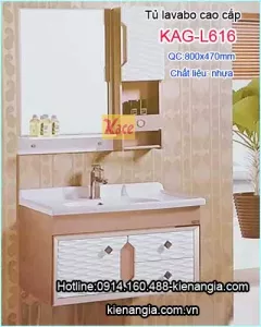 Tủ lavabo nhựa cao cấp KAG-L616