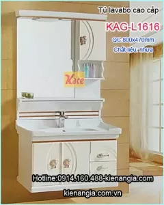 Tủ lavabo nhựa cao cấp KAG-L1616