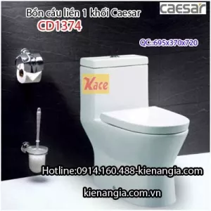 Bồn cầu 1 khối Caesar CD1374