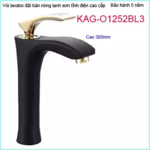 Vòi lavabo đặt bàn sơn tĩnh điện KAG-O1252BL3BM2023