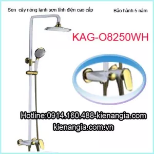 Sen phòng tắm kính vàng trắng KAG-O8250WH