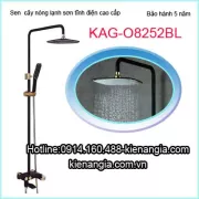 Sen tắm đứng sơn tĩnh điện màu đen KAG-O8252BL