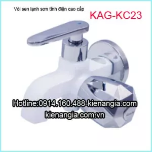 Vòi sen lạnh sơn tĩnh điện trắng KAG-KC23
