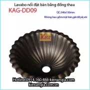Lavabo đặt bàn bằng đồng giả cổ KAG-DD09