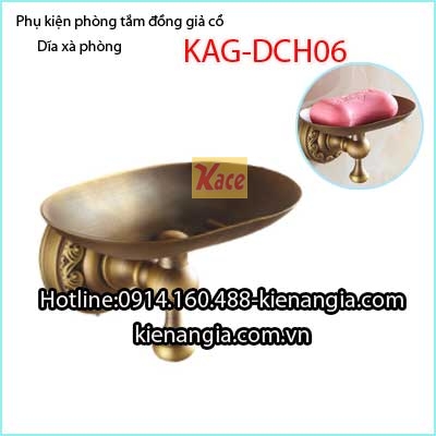 Dĩa xà phòng đồng giả cổ KAG-DCH06