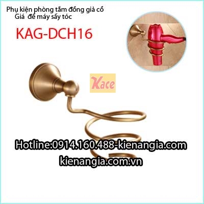Giá để máy sấy tóc đồng giả cổ KAG-DCH16