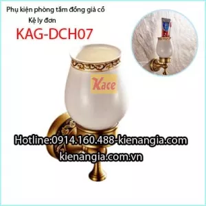 Kệ ly đơn đồng giả cổ KAG-DCH07