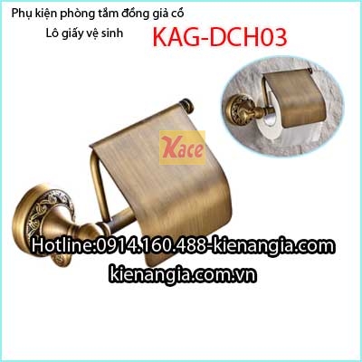 Lô giấy vệ sinh đồng giả cổ KAG-DCH03