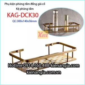 Kệ phòng tắm đồng giả cổ KAG-DCK30