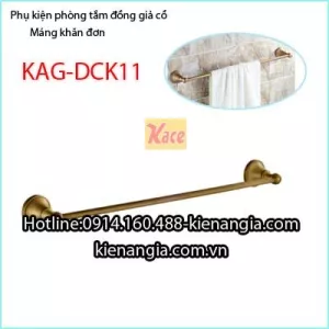 Treo khăn đơn đồng giả cổ KAG-DCK11