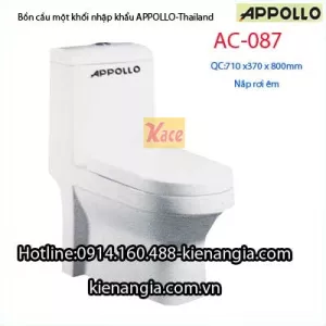 Bồn cầu 1 khối Appollo-Thailand AC087