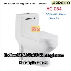 Bồn cầu 1 khối Appollo-Thailand AC084