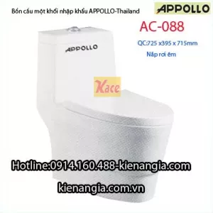 Bồn cầu 1 khối Appollo-Thailand AC088