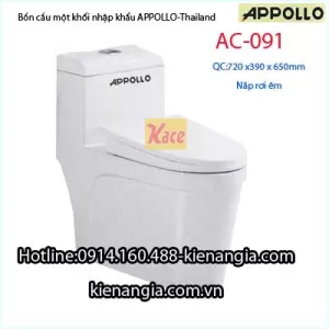 Bồn cầu 1 khối Appollo-Thailand AC091