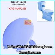 Nắp bồn cầu tốt xanh dương KAG-NAP21B