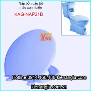 Nắp bồn cầu tốt xanh dương KAG-NAP21B