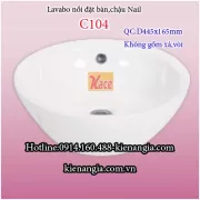 Lavabo đặt bàn,chậu nail HC C104