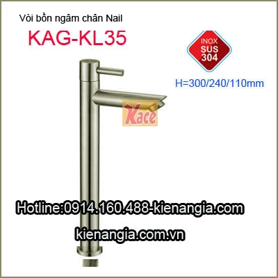 Vòi rửa inox sus304 chậu Nail KAG-KL35