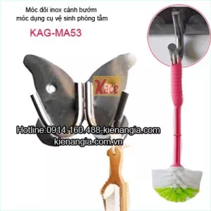 Móc bướm đôi inox KAG-MA53