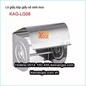 Lô giấy vệ sinh inox KAG-LG08