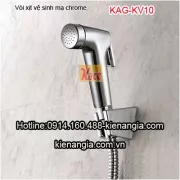 Vòi vệ sinh mạ chrome KAG-KV10
