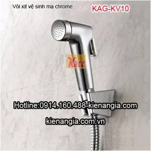 Vòi vệ sinh mạ chrome KAG-KV10