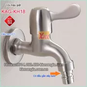Vòi hồ Inox,vòi đơn SUS 304 KAG-KH18