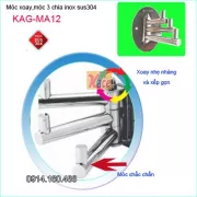 Móc áo INOX 3 chia,móc xếp KAG-MA12
