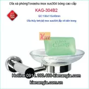 Dĩa xà phòng,Kệ xà bông kiếng TOVASHU KAG-304B2