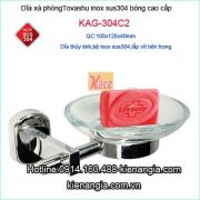 Kệ xà bông kiếng,Dĩa xà phòng TOVASHU KAG-304C2