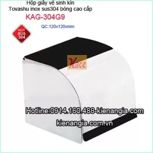 Hộp giấy vệ sinh kín hoàn toàn TOVASHU KAG-304G9