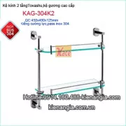 Kệ gương 2 tầng cường lực Tovashu KAG-K2